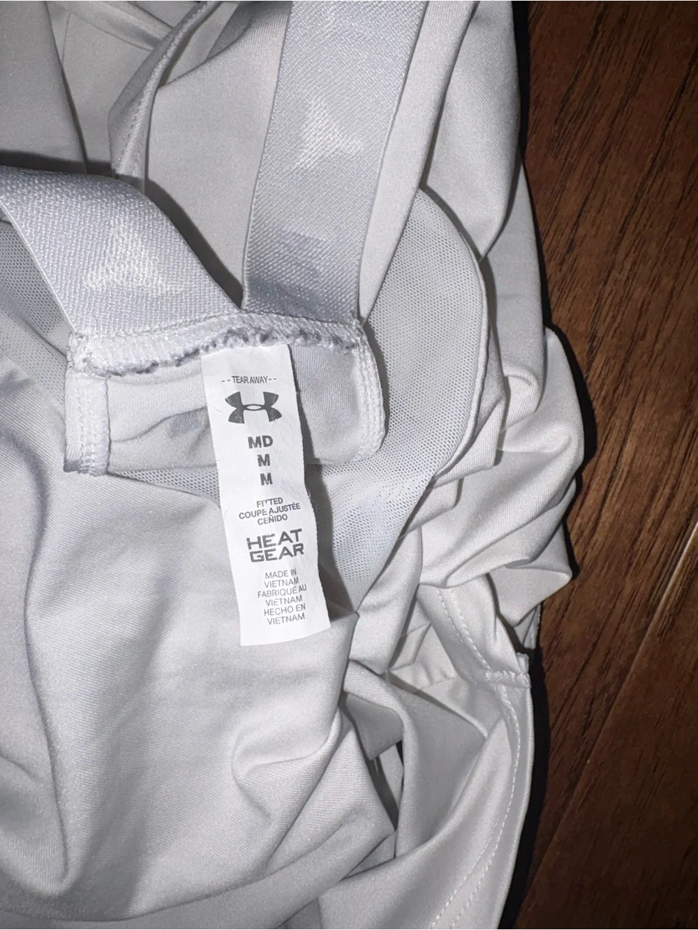 Under Armour Womens Project Rock Tank Top Gym‎ Training CrossFit White Med